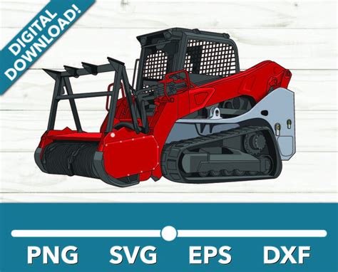 skid steer mulcher clipart|skid steer symbol.